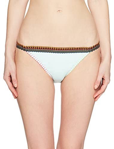 Hobie Swim Lets Stitch Together Hipster Bikini Bottom Crystal Blue