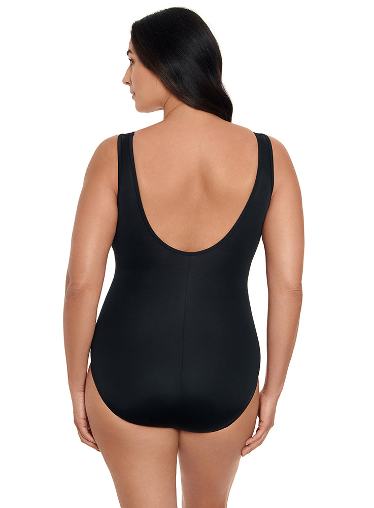 Longitude Party Animal Mesh Highneck One Piece