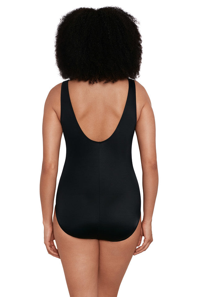 
                      
                        Longitude Fan Club Scoop Back Tank One Piece Multi Color
                      
                    
