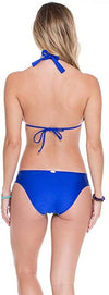 Luli Fama Miami Blue Kiss Full Tab Bikini Bottom