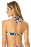 Anne Cole Paisley Halter Bralette Bikini Top