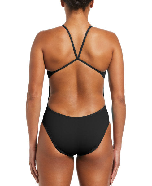 
                      
                        Nike Swim Women's Poly Solid Cut-Out One Piece Black
                      
                    