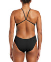 Nike Swim Women's Poly Solid Cut-Out One Piece Black