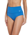 Nike Swim Women's Essential High Waist Bikini Bottom Pacific Blue