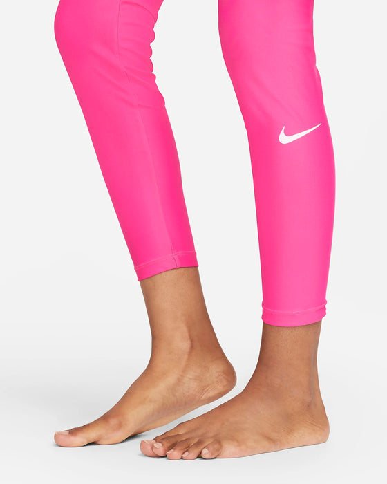 Nike Swim Women's Essential Slim Long Legging Pink Prime