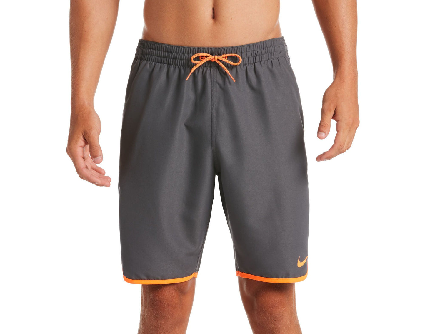 Nike Swim Men's Diverge Volley Swim Trunks Total Orange