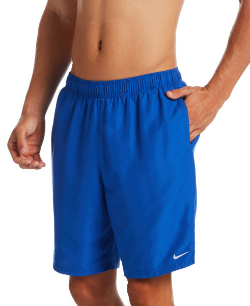 Nike Swim Men's Solid Essential Lap 9" Volley Shorts Game Royal