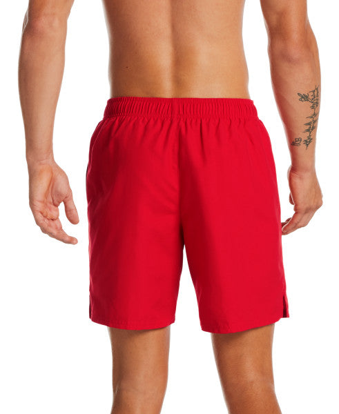 Nike Swim Men's Essential Lap 7 Inch Volley Shorts University Red