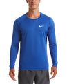 Nike Swim Men's Long Sleeve Hydroguard Swim Shirt Game Royal