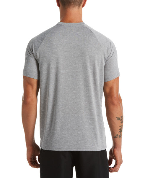 
                      
                        Nike Swim Men's Heather Short-Sleeve Hydroguard Particle Grey
                      
                    