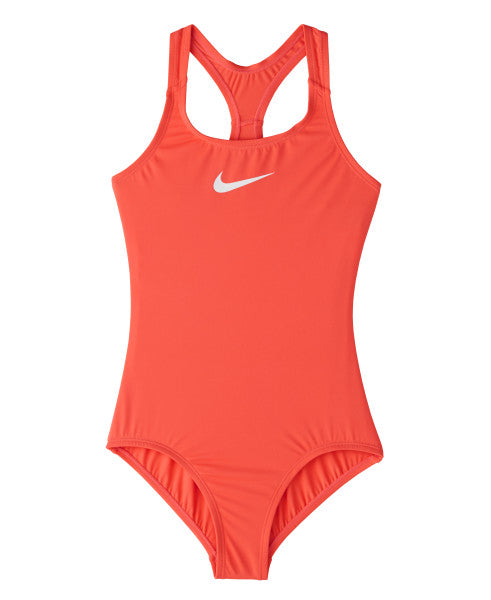 Nike Swim Girls' Essential Racerback One Piece Magic Ember