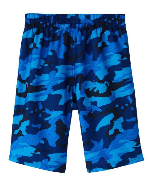 Nike Swim Boys' Camo Lap 8" Volley Board Shorts Obsidian