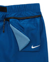 Nike Swim Men's Belted Packable 9" Volley Swim Shorts Dk Marina Blue