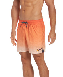  Nike Swim Men's Jdi Fade 5" Volley Swim Shorts Atomic Orange