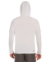 Nike Swim Men's Outline Logo Long Sleeve Hooded Hydroguard White
