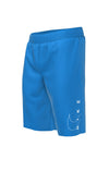Nike Swim Boys' Split Logo Lap 8" Volley Shorts Photo Blue