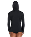 Nike Swim Women's Essential Long Sleeve Hooded Hydroguard Black