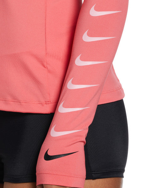 
                      
                        Nike Swim Women's Essential Logo Long-Sleeve Zip Cover Up Sea Coral
                      
                    