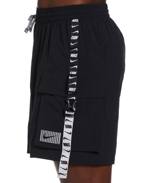 
                      
                        Nike Swim Men's 7" Logo Tape Cargo Swim Trunks Black
                      
                    