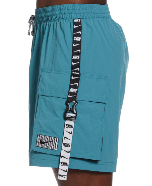 
                      
                        Nike Swim Men's 7" Logo Tape Cargo Swim Trunks Mineral Teal
                      
                    