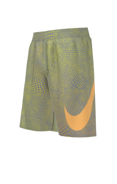 Nike Swim Boys' Grid Swoosh Breaker 7" Volley Shorts Sundial