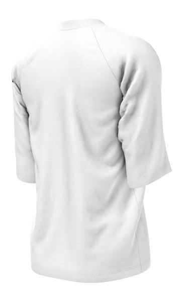 Nike Swim Boys' Solid Short-Sleeve Hydroguard Swim Shirt White