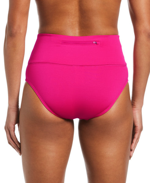 
                      
                        Nike Swim Women's Essential High Waist Bikini Bottom Pink Prime
                      
                    