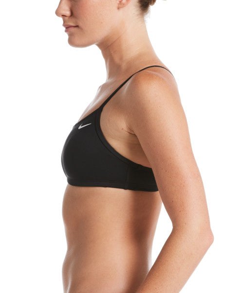 
                      
                        Nike Swim Women's Solid Essential Racerback Bikini Top Black
                      
                    