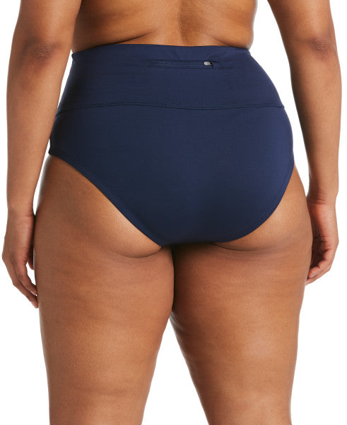 
                      
                        Nike Swim Women's Plus Size Essential High Waist Banded Bottom Midnight Navy
                      
                    