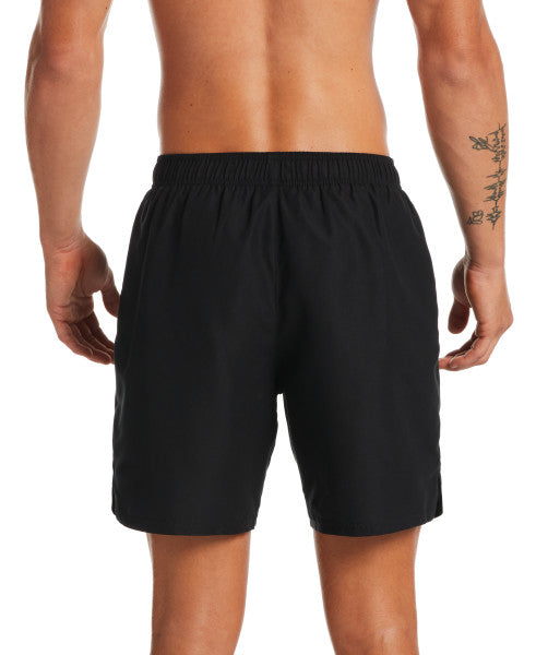 Nike Swim Men's Solid Lap 7-inch Volley Shorts Black