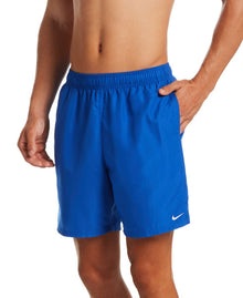  Nike Swim Men's Essential Lap 7" Volley Shorts Solid Game Royal