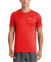 Nike Swim Men's Short Sleeve Hydroguard Swim Shirt University Red