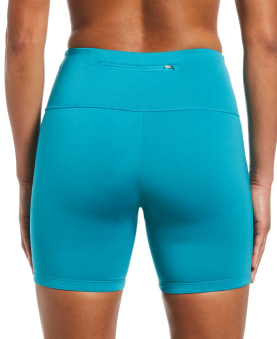 Nike Swim Women's Essential 6" Kick Shorts Aquamarine