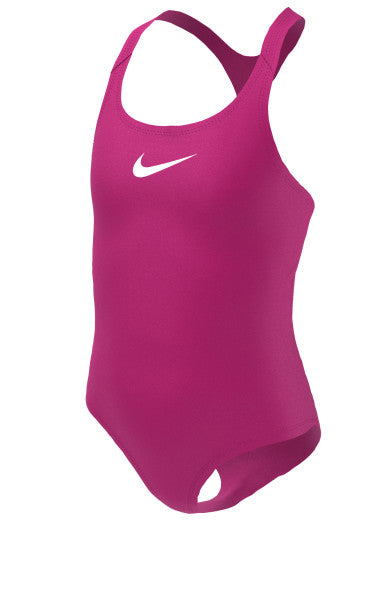 Nike Swim Girls' Essential Racerback One Piece Pink Prime