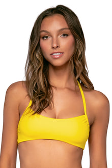  Swim Systems Daffodil Hanalei Halter Bikini Top