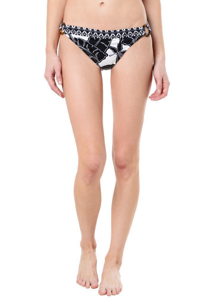 Tommy Bahama Women's Graphic Leaf Hipster Bottom With Tortoise Rings