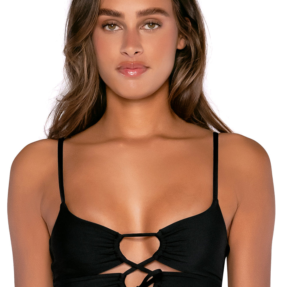 B Swim Black Out Katia Bikini Top