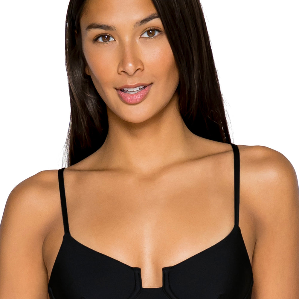 
                      
                        B Swim Black Out Aruba Bikini Top
                      
                    