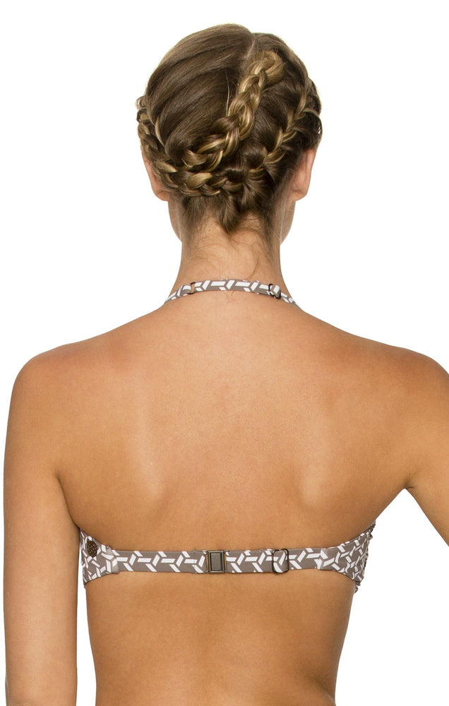 Swim Systems Women's Boca Raton Twist Bandeau Bra Bikini Top