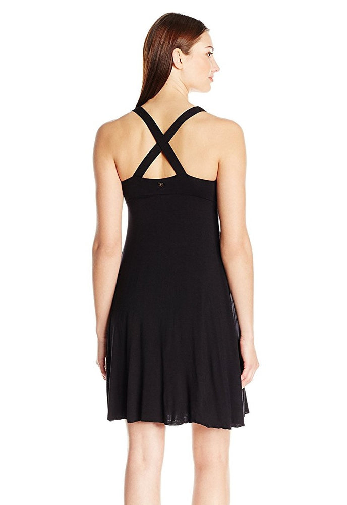 Skye Black Phoebe Halter Dress Cover Up