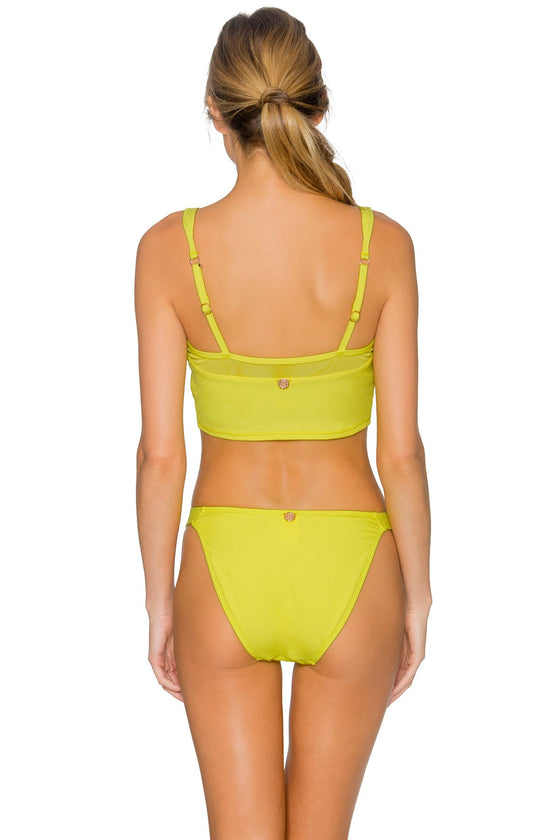 Swim Systems Women's Lemon Drop High Dive Scoop Bikini Bottom