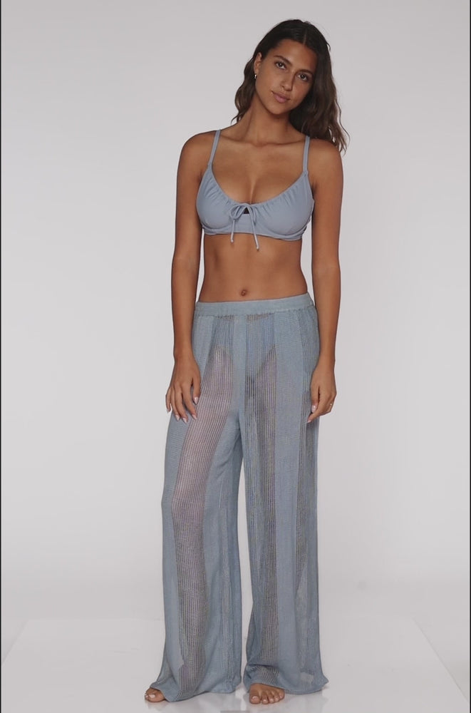 
                      
                        Load and play video in Gallery viewer, Swim Systems Monterey Breezy Beach Pant Cover Up
                      
                    