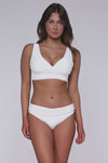 Sunsets White Lily Elsie Bikini Top Cup Sizes E to H