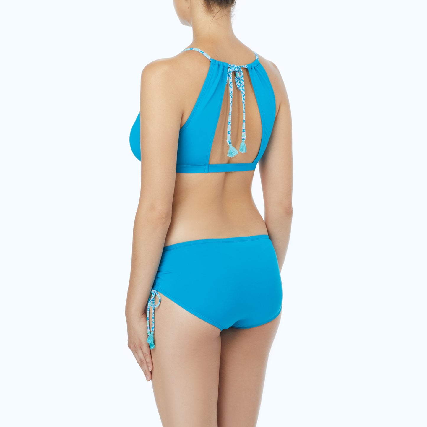 Beach House Key Largo Blair High Neck Open Back Bikini Top Sea Jade - eSunWear.com
