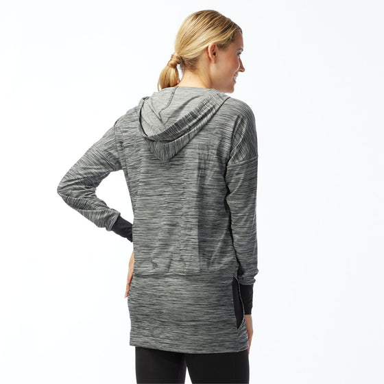 Beach House Wanderlust Relaxed Fit Pullover Hoodie Cover Up Black - eSunWear.com