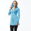 Beach House Indra Mesh Hooded Jacket Cover Up Inspire Blue - eSunWear.com