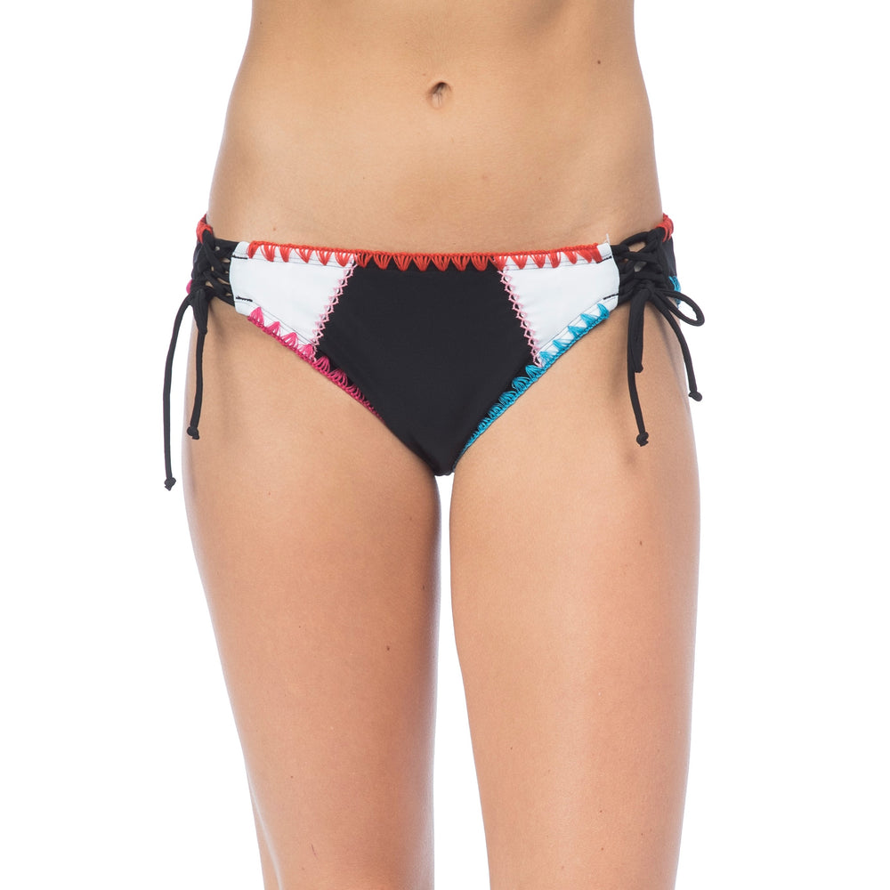 Hobie Women's Keep The Piece Lace Up Hipster Bikini Bottom - eSunWear.com