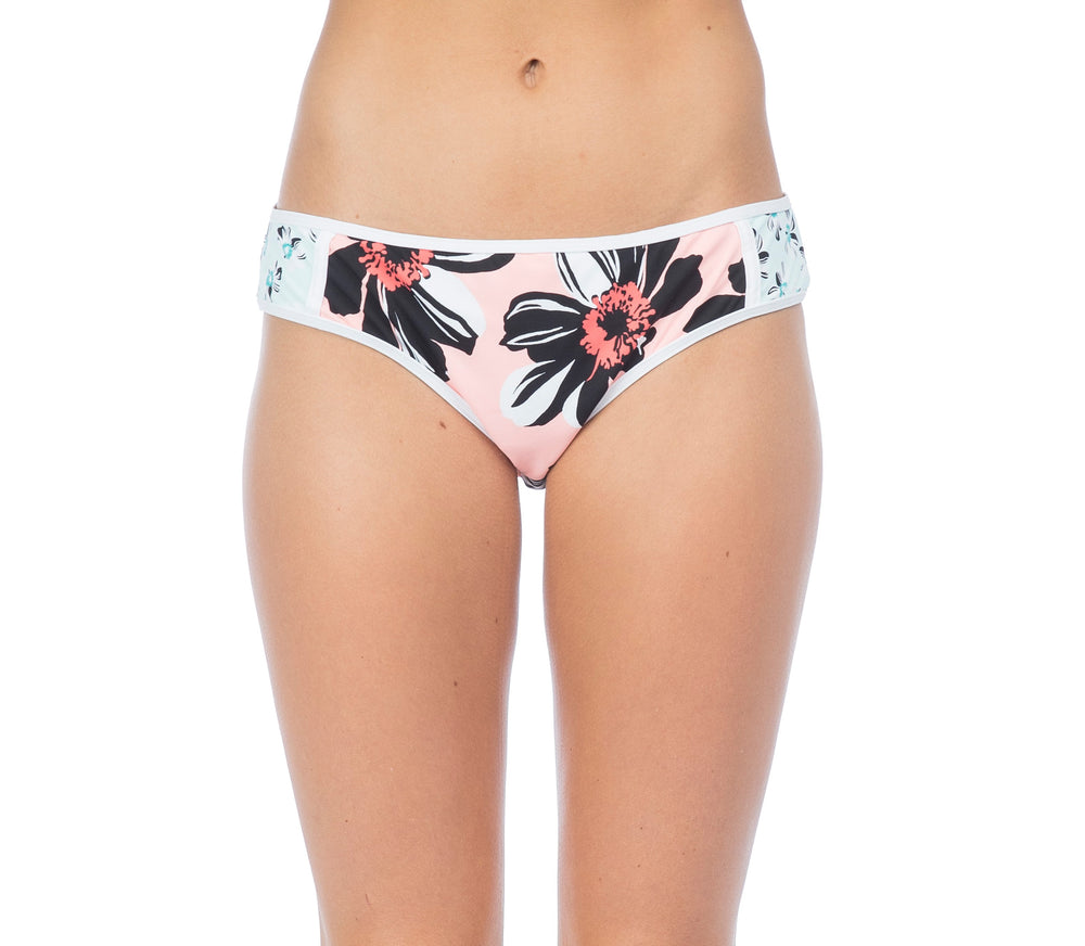 Hobie Women's So Poppy Together Boy Cut Hipster Bikini Bottom - eSunWear.com