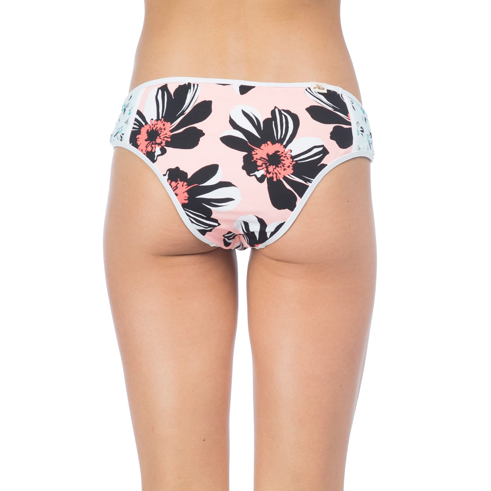Hobie Women's So Poppy Together Boy Cut Hipster Bikini Bottom - eSunWear.com