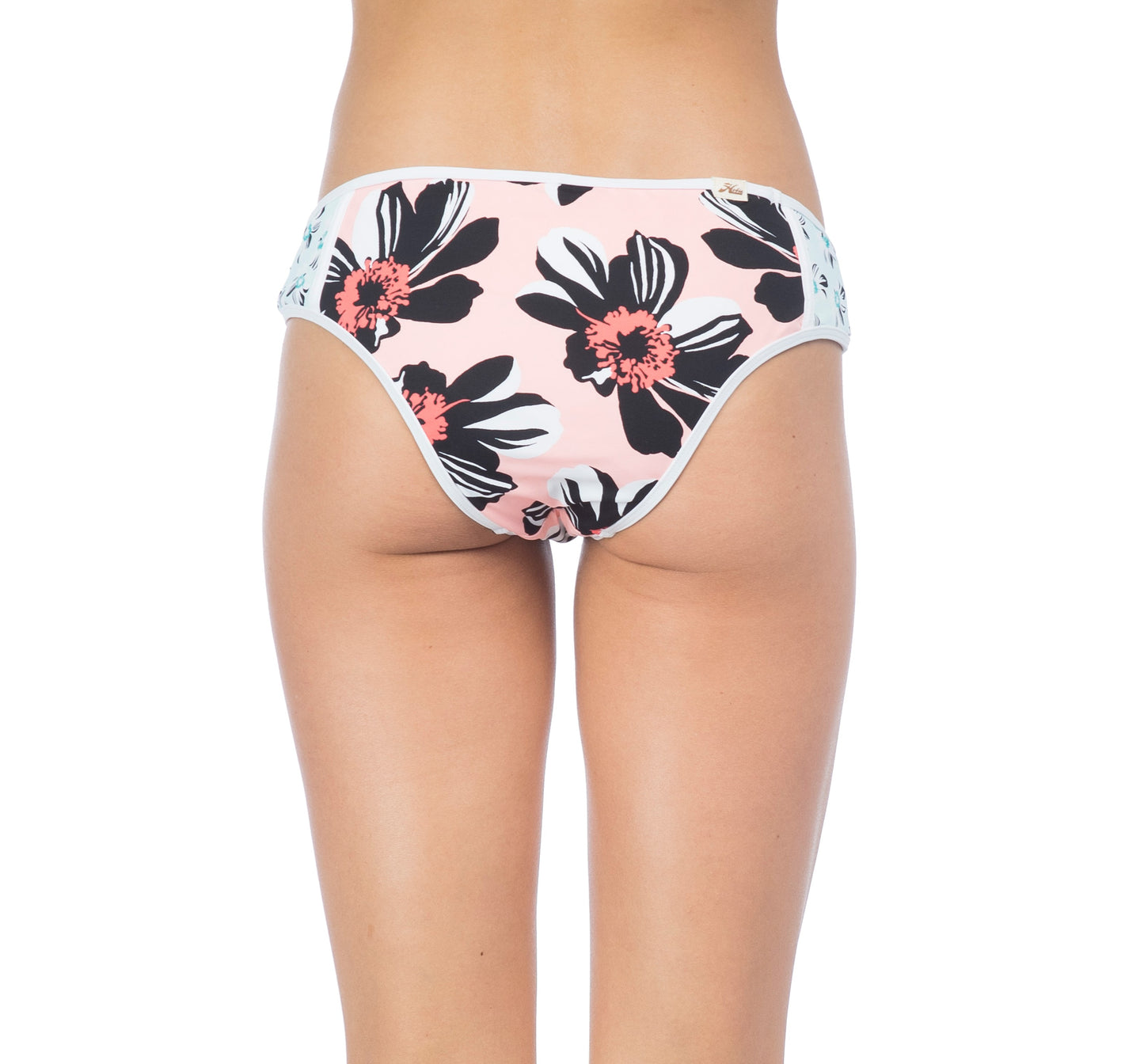 Hobie Women's So Poppy Together Boy Cut Hipster Bikini Bottom - eSunWear.com